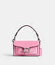 COACH®,TABBY BAG 12 IN SIGNATURE CANVAS,Silver/Vivid Pink,Front View