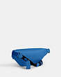 COACH®,CHARTER BELT BAG 7,Polished Pebble Leather,Medium,Blueberry,Angle View