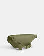 COACH®,CHARTER BELT BAG 7,Polished Pebble Leather,Medium,Moss,Angle View