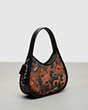 COACH®,Ergo Bag in Patchwork Upcrushed Upcrafted Leather,Upcrafted Leather™,Small,Terracotta/Maple Multi,Angle View