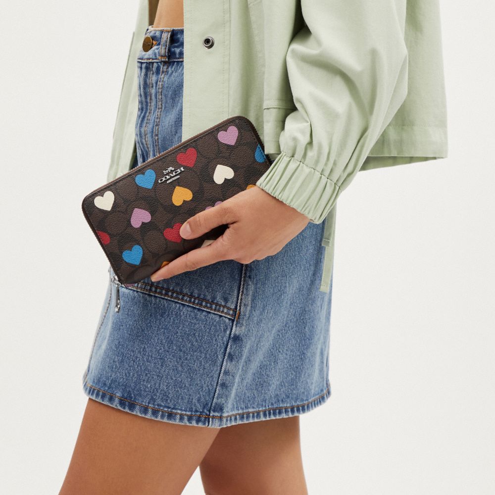 公式】コーチアウトレット | ロング ジップ アラウンド ウォレット