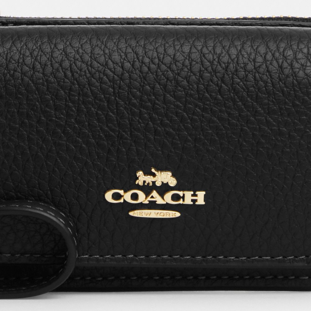 COACH®,リストレット カード ケース,カードケース&パスケース,ﾌﾞﾗｯｸ