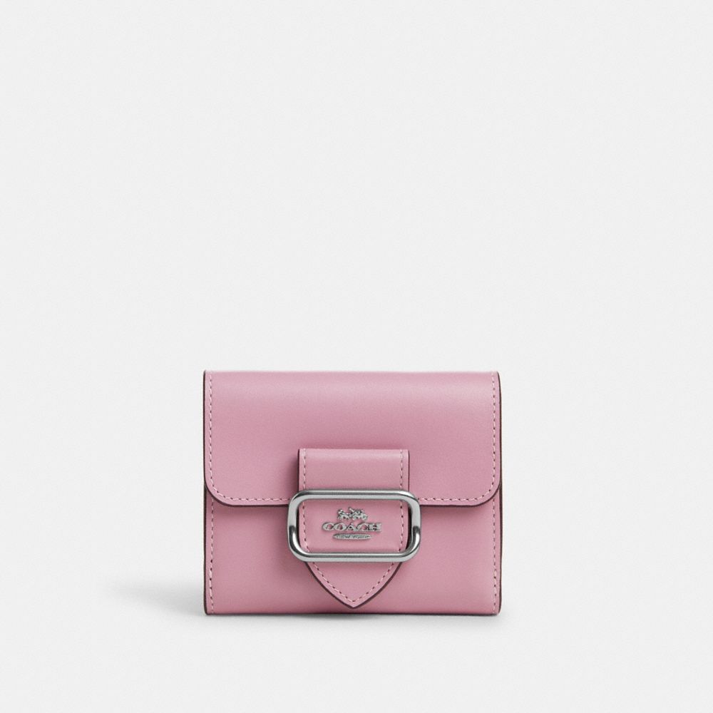 Coach medium corner discount zip wallet pink