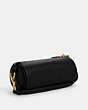 COACH®,NOLITA BARREL BAG,Pebbled Leather,Mini,Gold/Black,Angle View