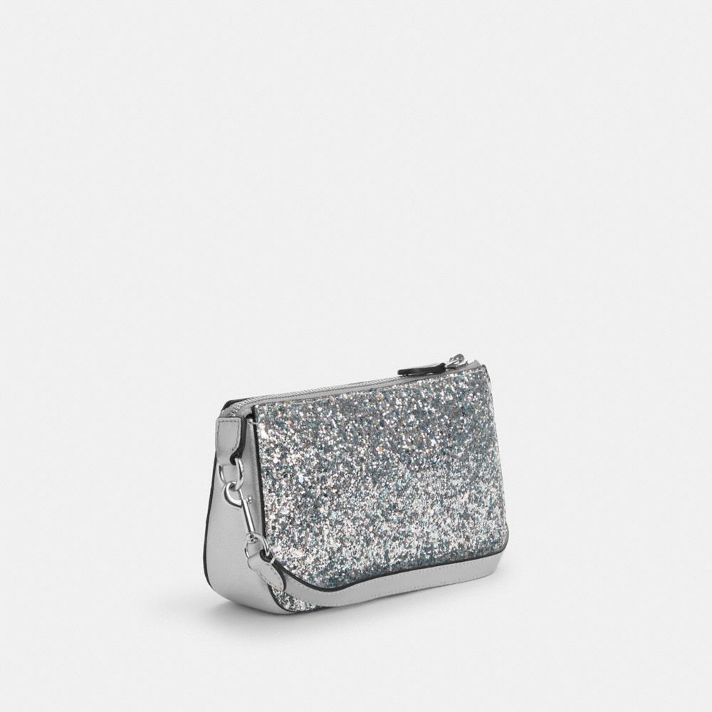 COACH®,NOLITA 19,Mini,Silver/Silver,Angle View