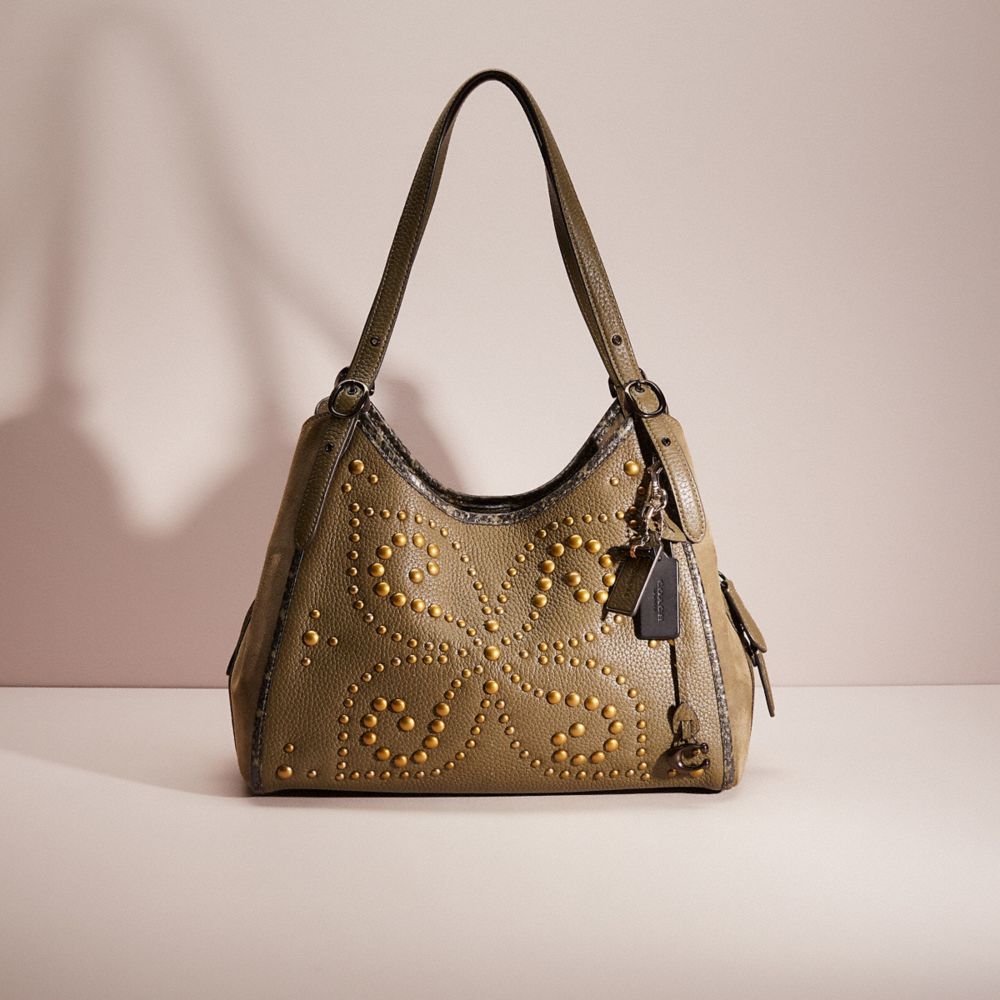 Upcrafted Lori Shoulder Bag With Snakeskin Detail | COACH®