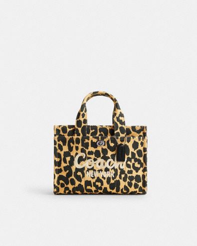 Cargo Tote Bag 26 With Leopard Print