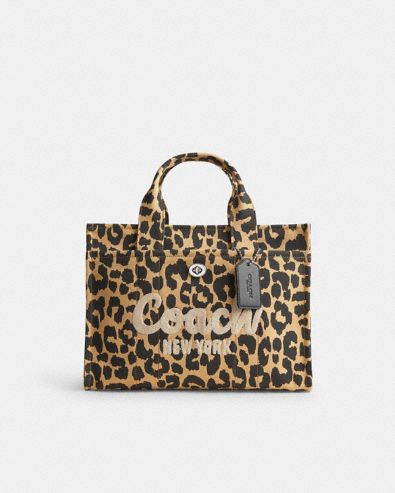 Cargo Tote Bag With Leopard Print