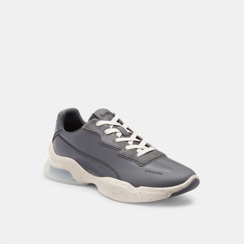COACH®,CITYSOLE RUNNER,Industrial Grey,Front View