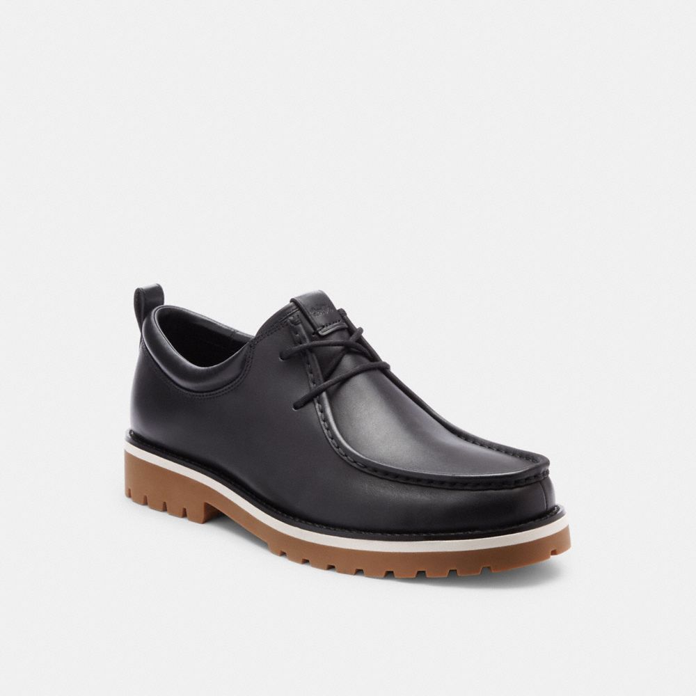 M and s hot sale mens black shoes