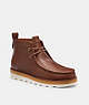 COACH®,BOTTES SPENCER,PITONE LUCIDO,Brun Saddle,Front View