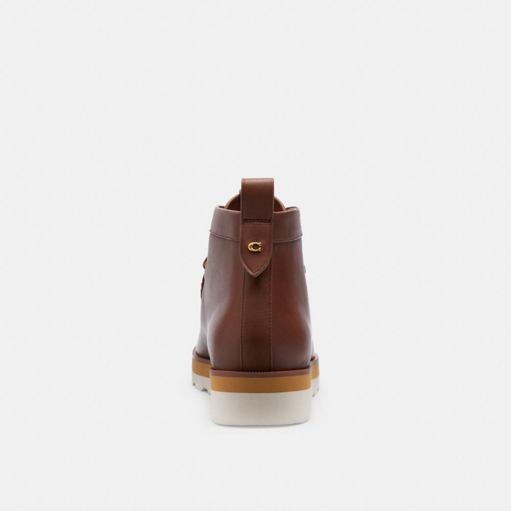 COACH®,Spencer Boot,Lining Leather,EVA,Rubber,Chukka,Pull Tab,Business Casual,Brown,Alternate View