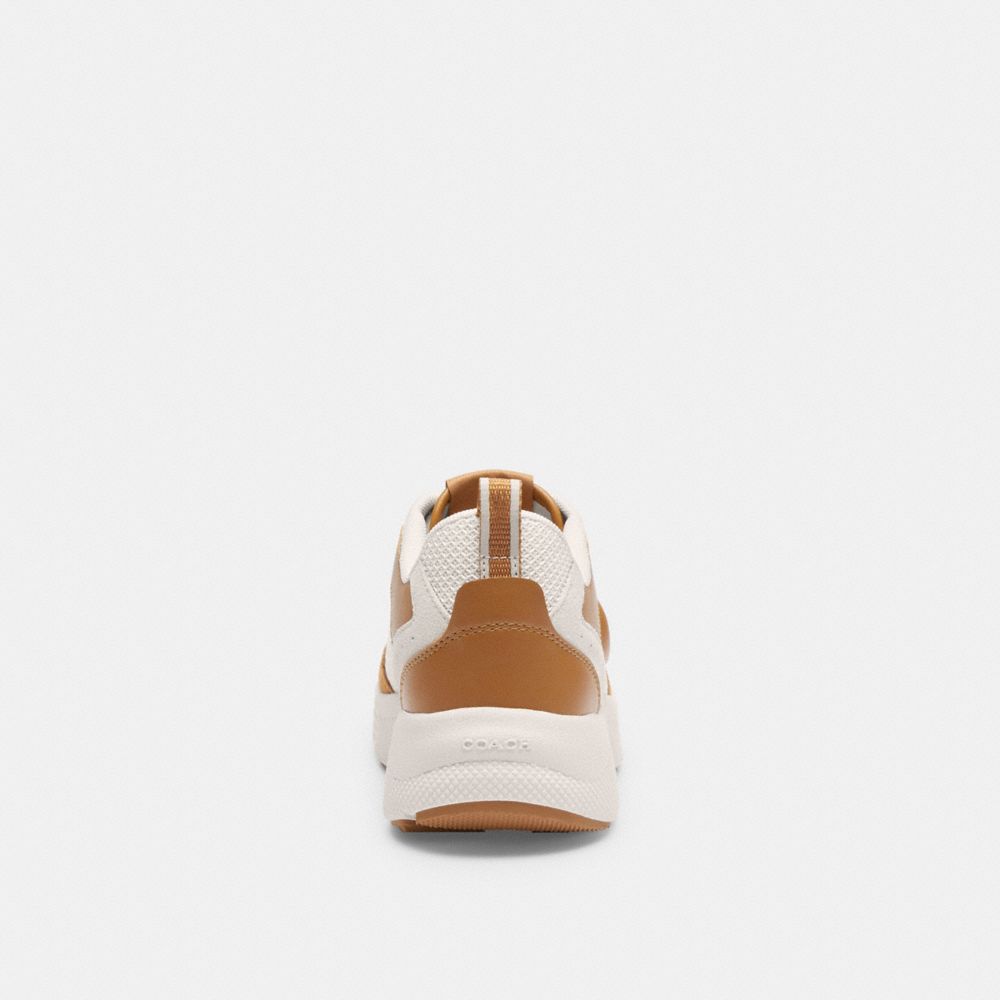 COACH®,Strider Sneaker,Mesh,Suede,Leather,Casual,Logo,Mixed Media,Color Block,Pull Tab,Casual,Multi Color,Alternate View