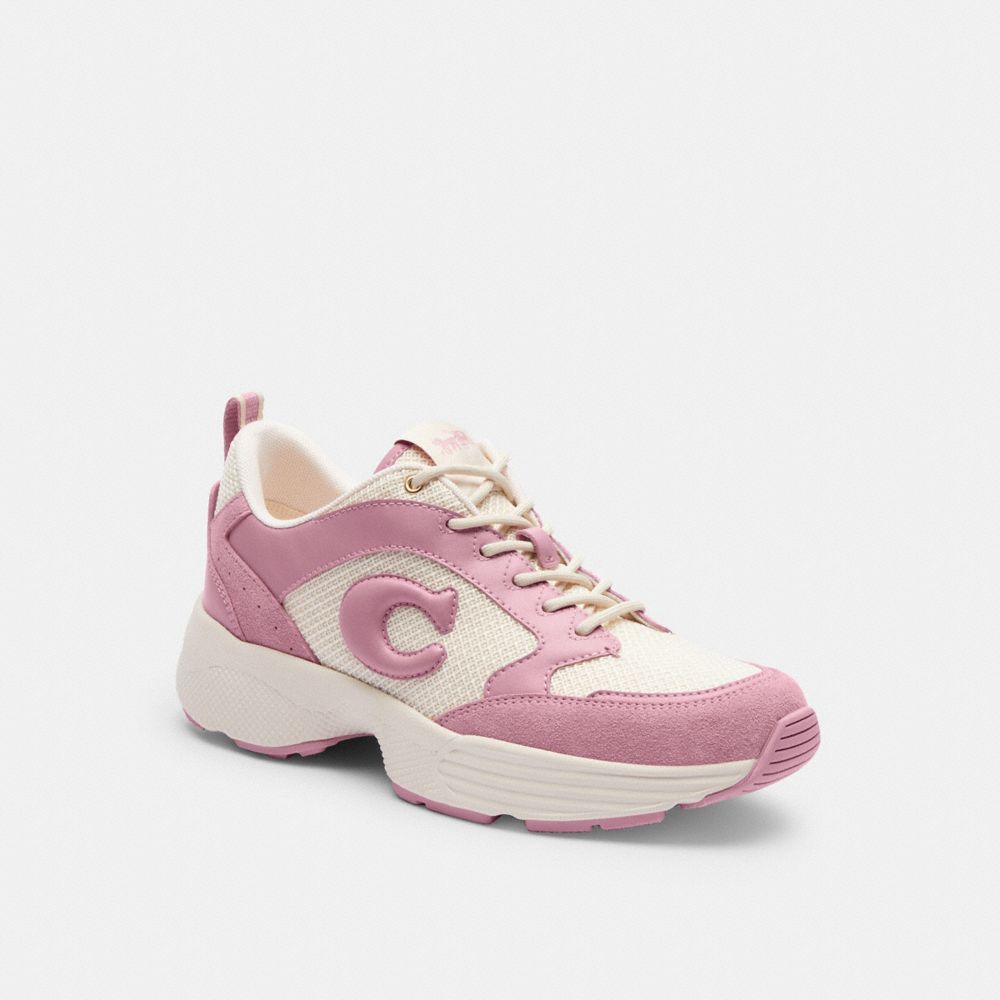 COACH®,STRIDER SNEAKER,Tulip,Front View