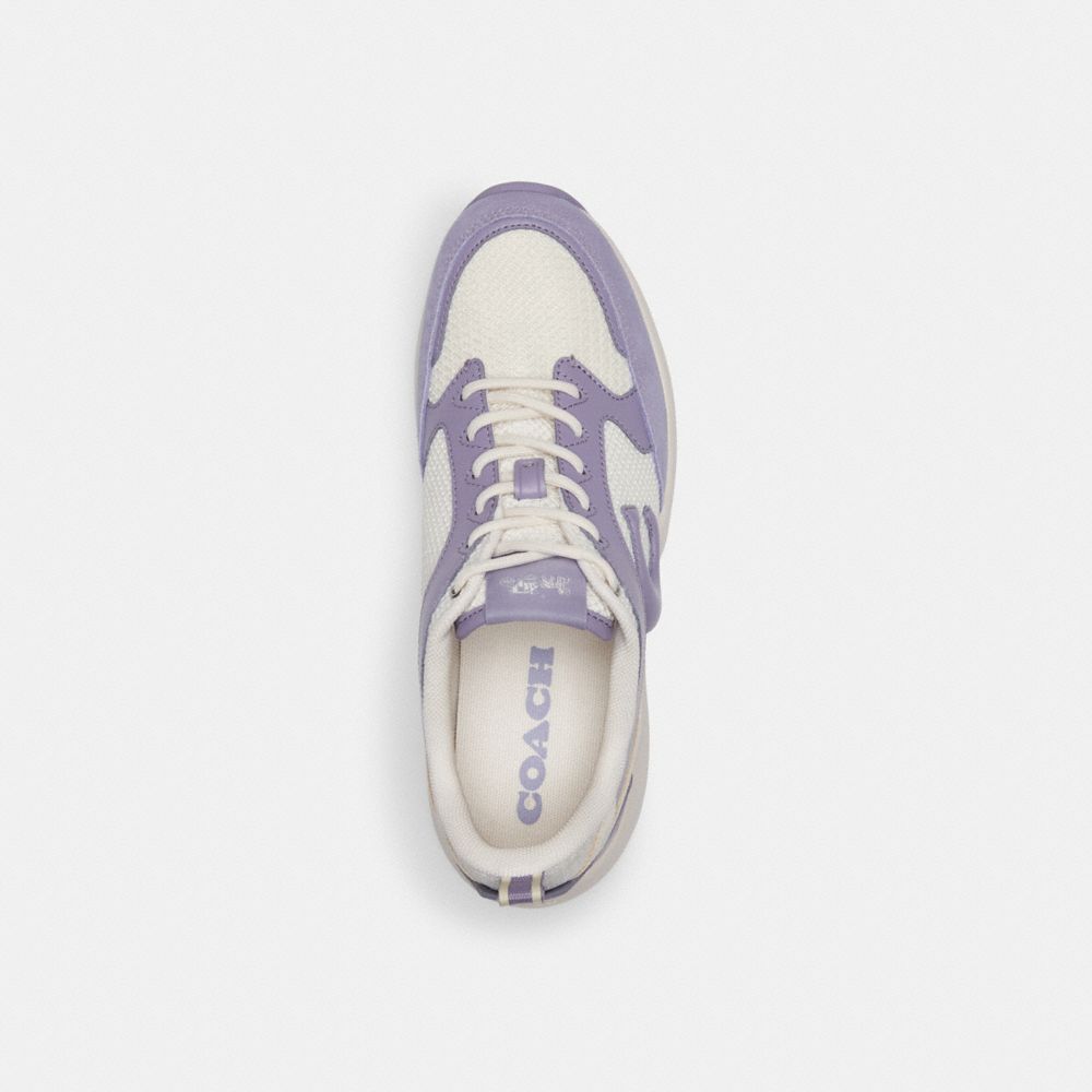 COACH®,STRIDER SNEAKER,Light Violet,Inside View,Top View