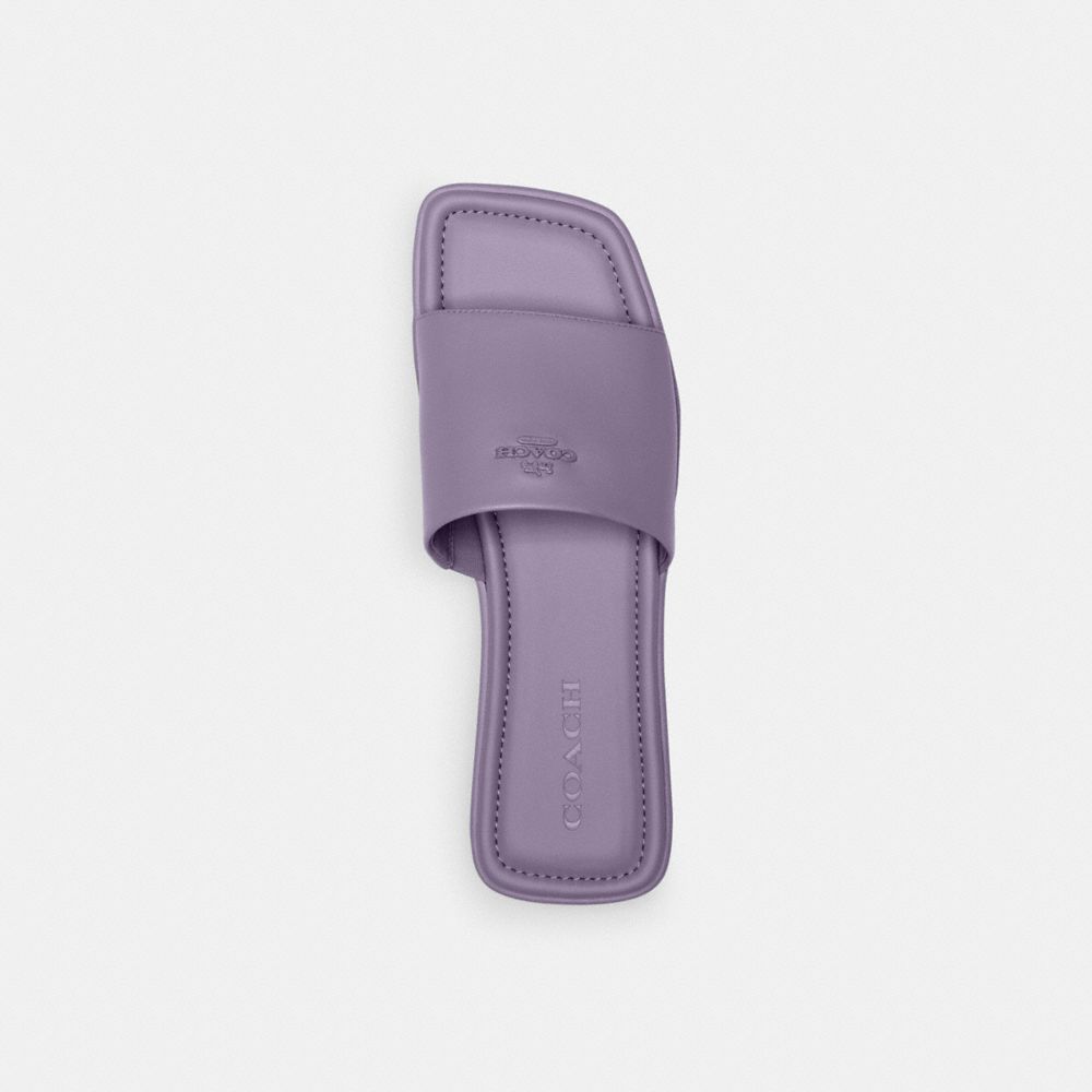 COACH®,FIONA SANDAL,Light Violet,Inside View,Top View