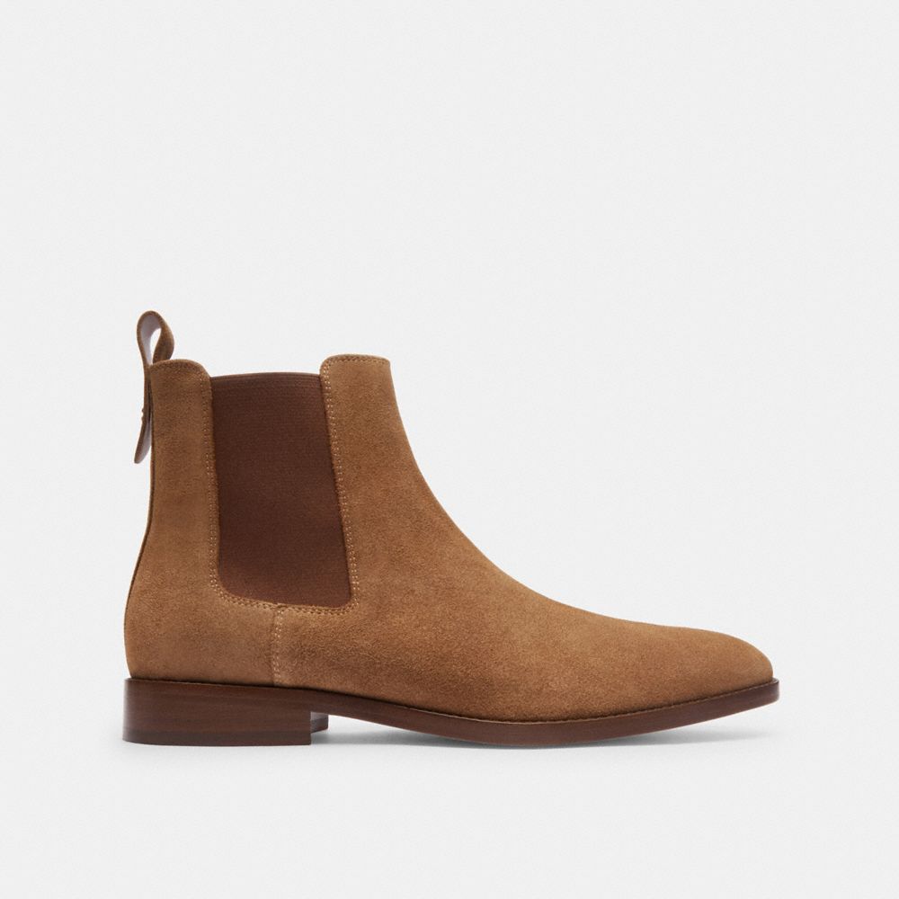 COACH®,BOTTE CHELSEA DALTON,Noix de coco,Angle View