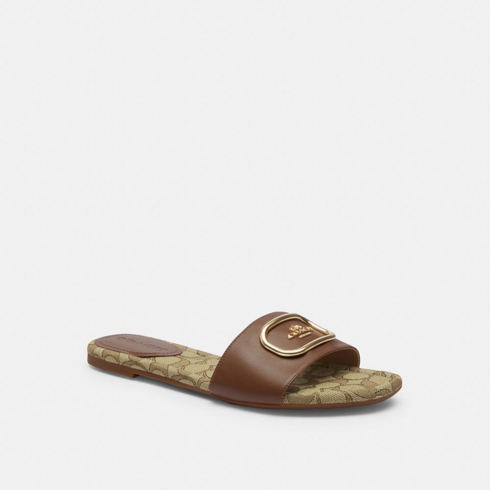 COACH®  Ziva Slipper In Signature Jacquard