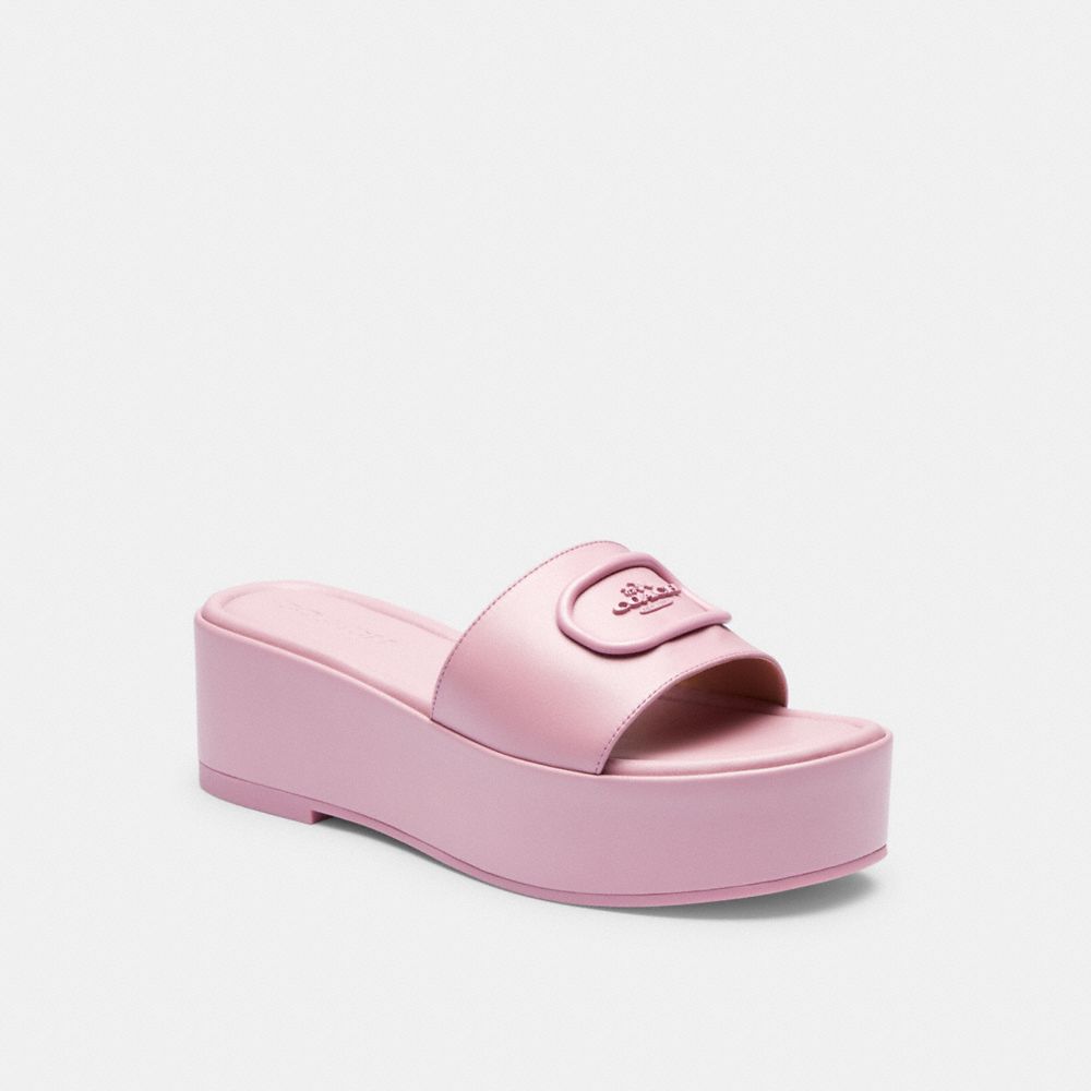 COACH®,ELOISE SANDAL,Tulip,Front View