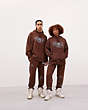 COACH®,Hoodie in 92% Recycled Cotton: Coachtopia Creatures,New Item1,Dark Brown Multi,Scale View
