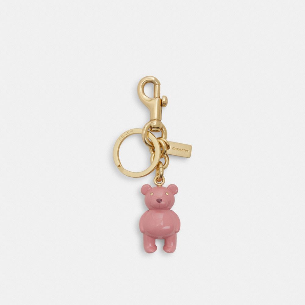 Coach teddy bear charm sale