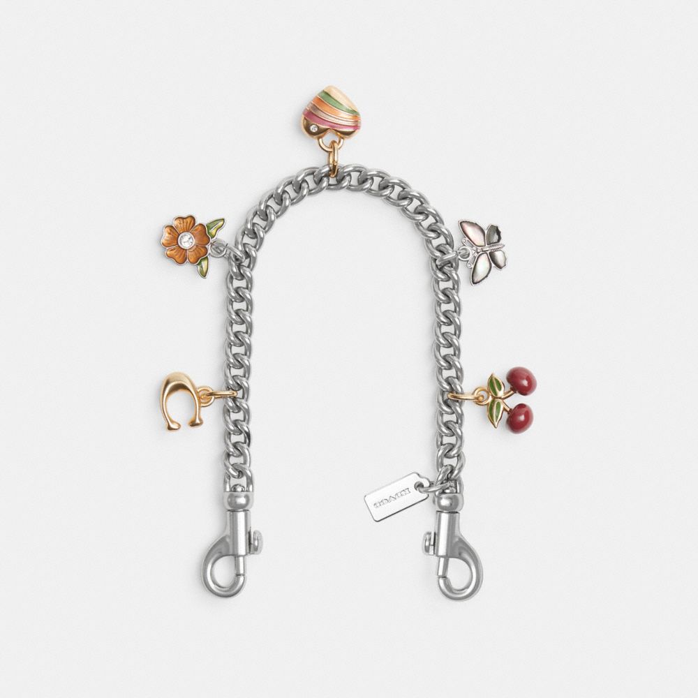 Silver Swagger Chain With Charms