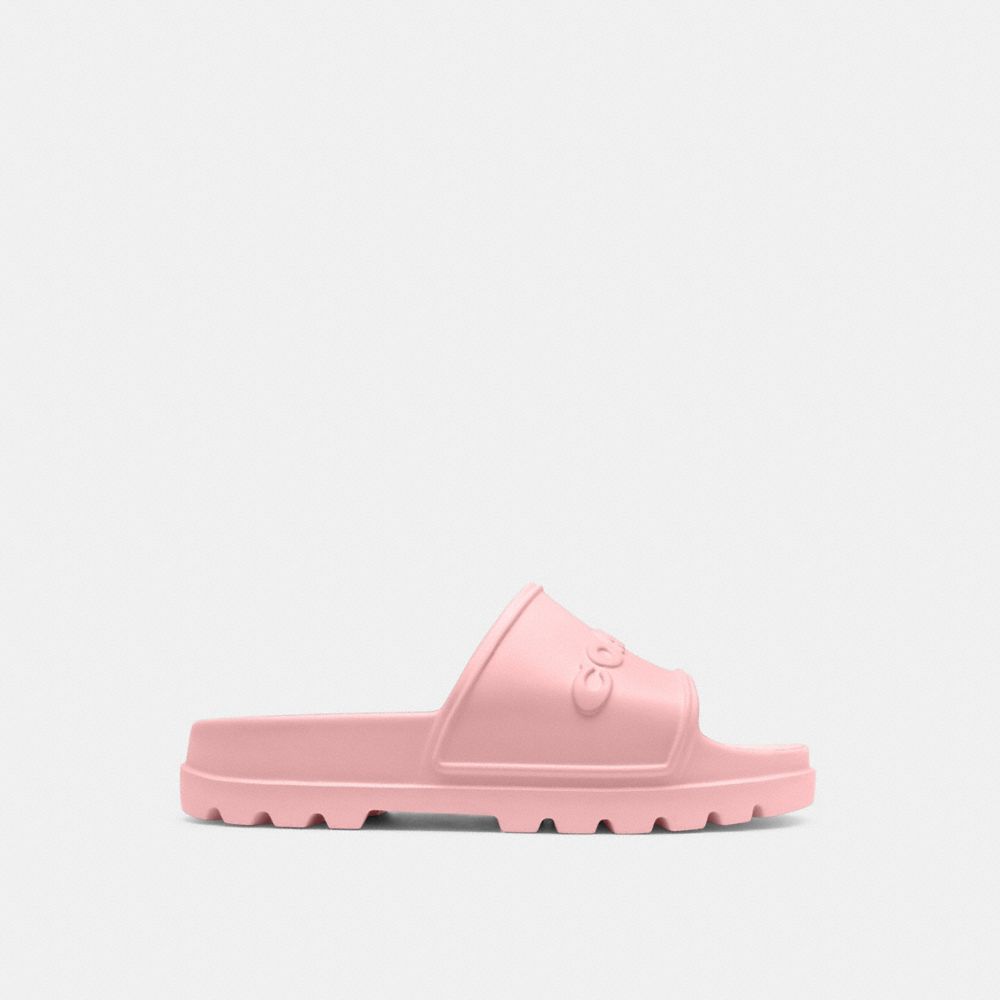 Coach best sale pink slides