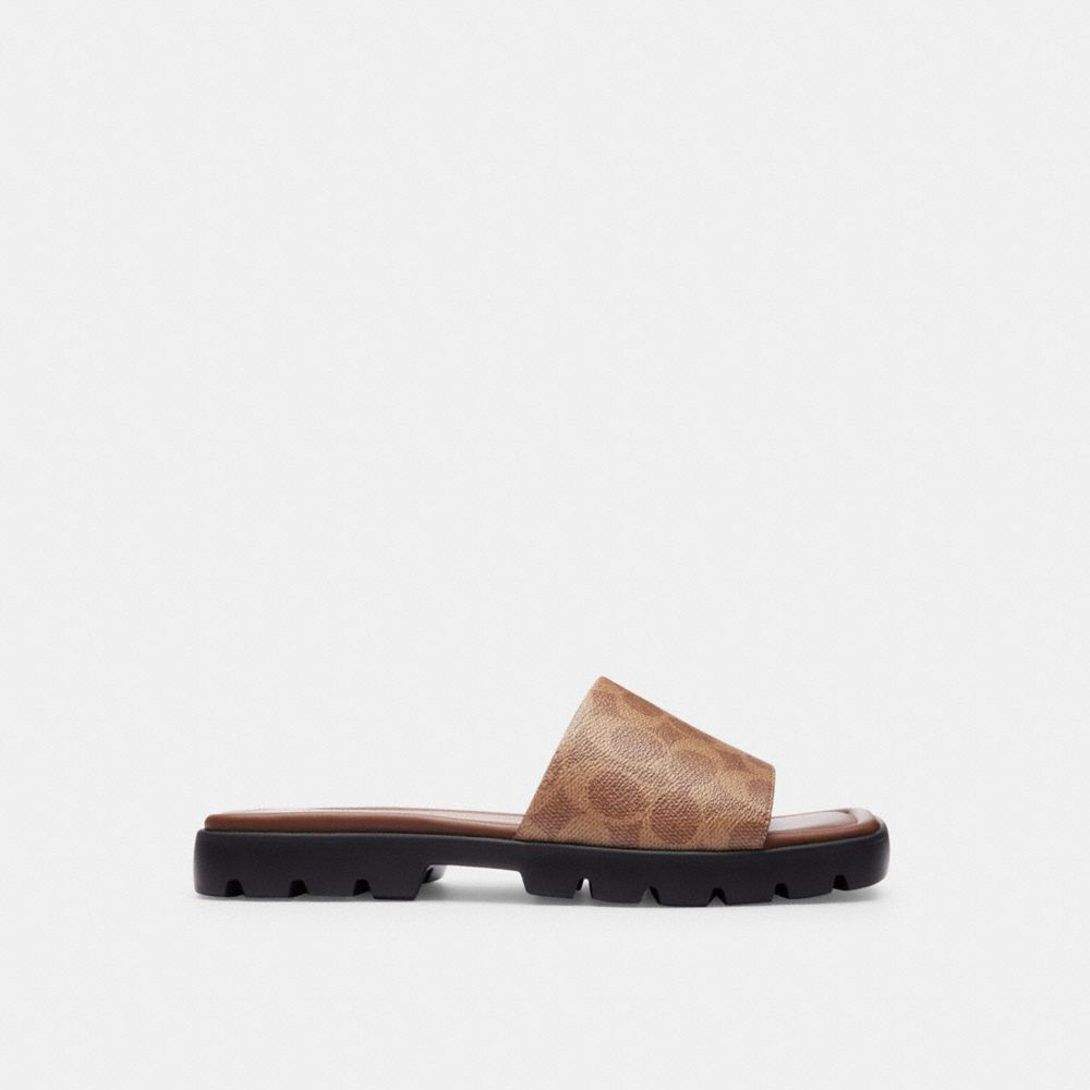 COACH Florence Sandal In Signature Canvas