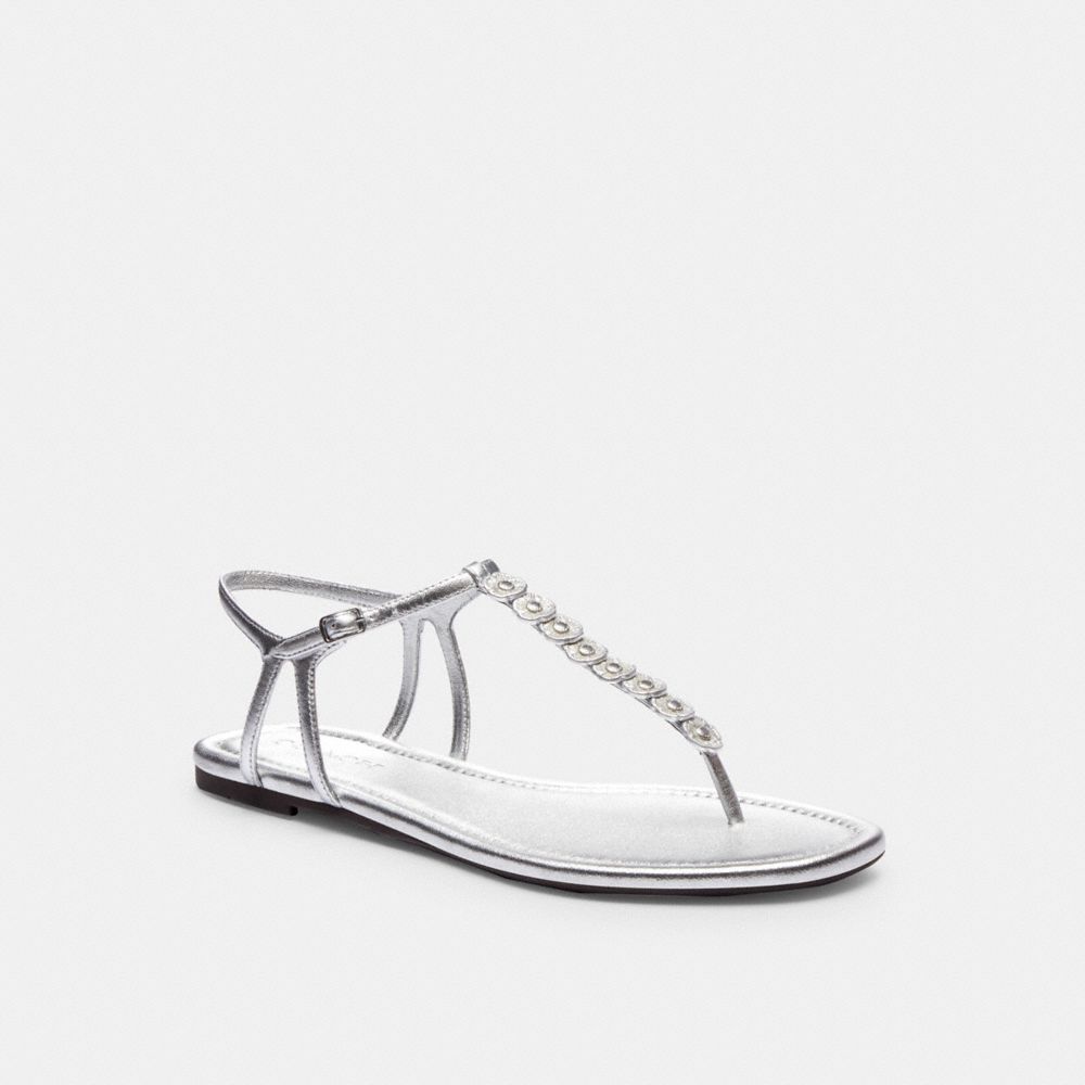 Coach strap hot sale sandals