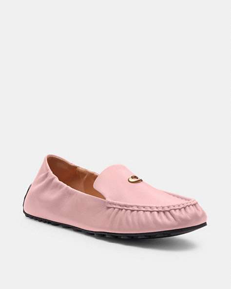 COACH®,RONNIE LOAFER,Leather,Soft Pink,Front View