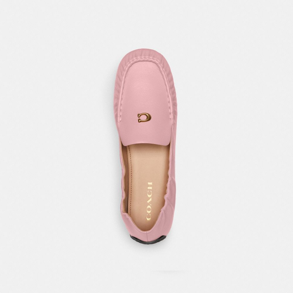COACH®,RONNIE LOAFER,Leather,Soft Pink,Inside View,Top View