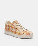 COACH®,LOWLINE LOW TOP SNEAKER,Leather,Neutral,Front View
