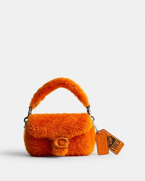 COACH®,【LIL NAS X DROP BY COACH】タビー 12・シアリング,ボディバッグ&斜めがけバッグ,ﾌﾞﾗｲﾄ ﾏﾝﾀﾞﾘﾝ