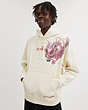 COACH®,NEW YEAR HOODIE SWEATSHIRT WITH DRAGON,cotton,Cream,Scale View