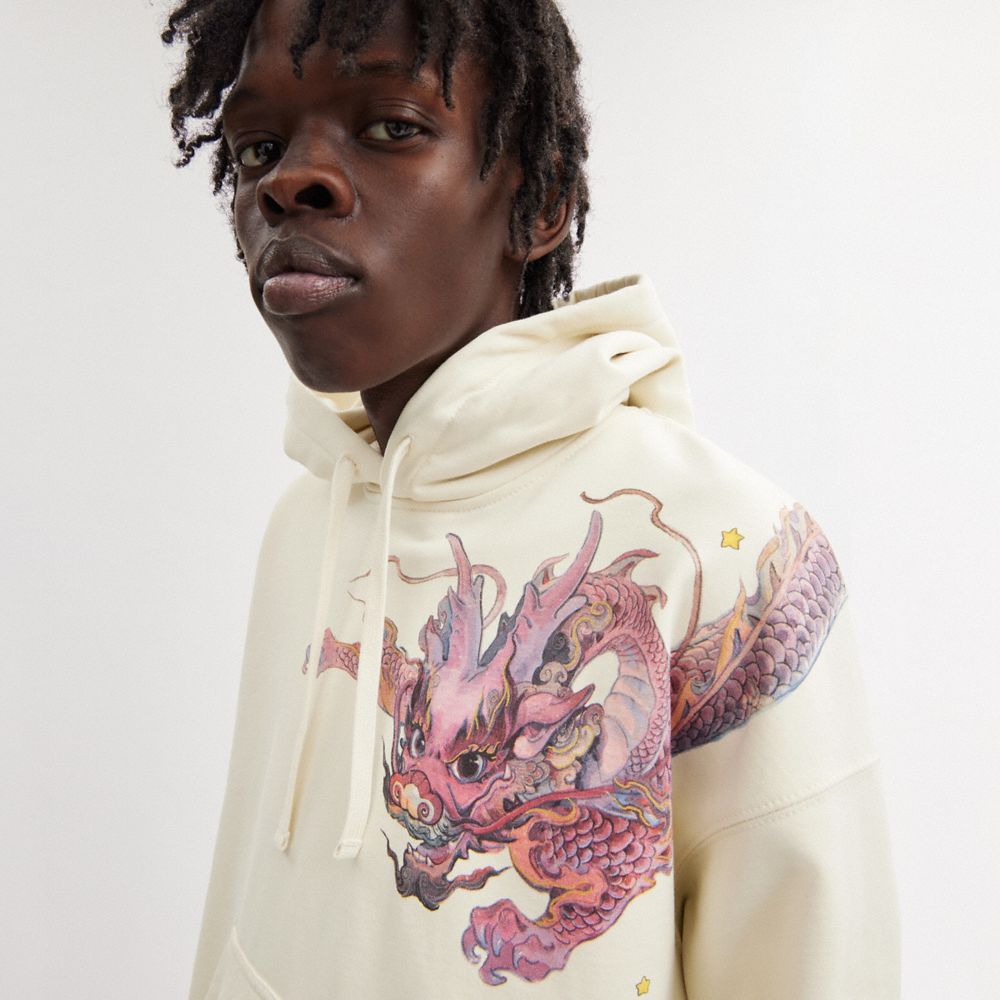 New Year Hoodie Sweatshirt With Dragon | COACH®