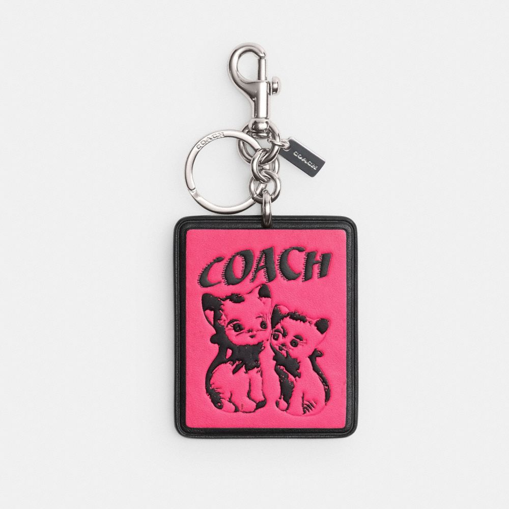 COACH クリーチャーキトゥン バッグチャーム メタル キャット 子猫 