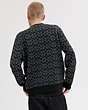 COACH®,REXY SWEATER,wool,Black Signature,Scale View