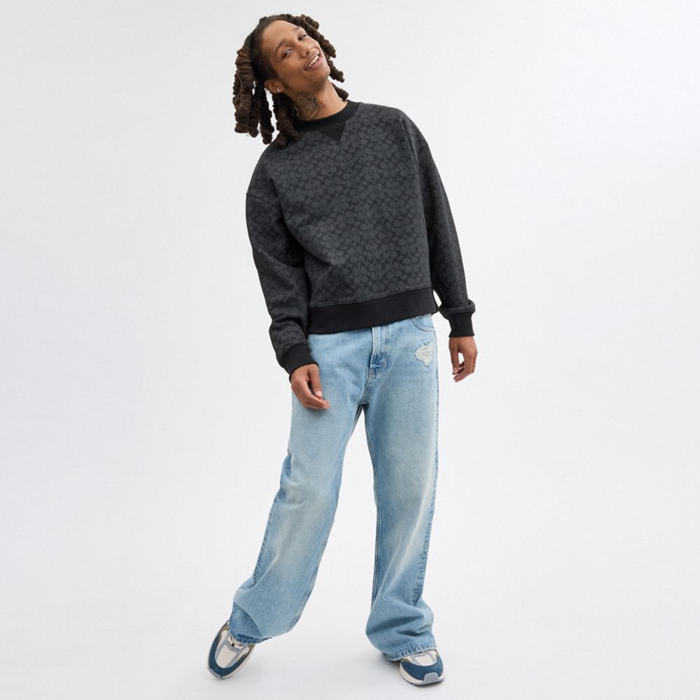 COACH®: Essential Signature Crewneck