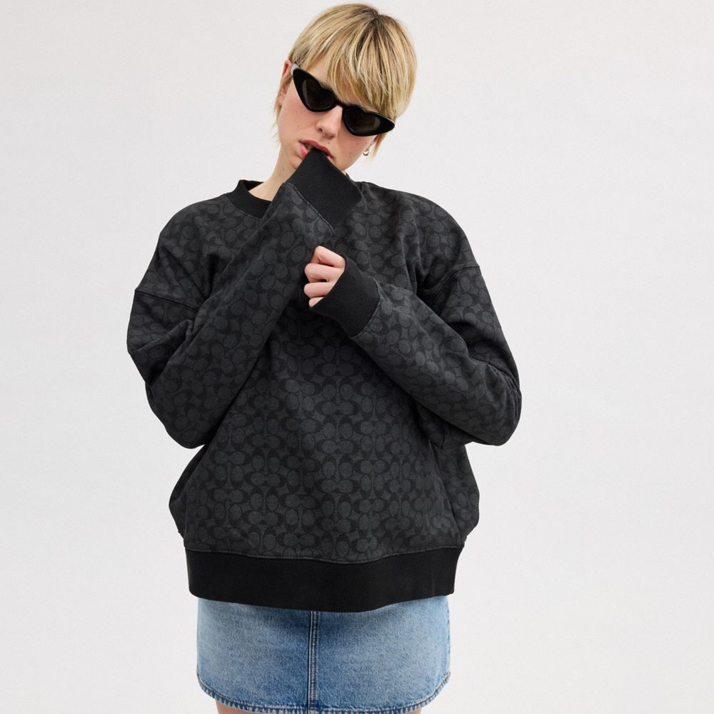 Coach Essential Signature Crewneck — фото 4