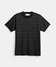 COACH®,T-SHIRT EXCLUSIF,Signature anthracite,Front View