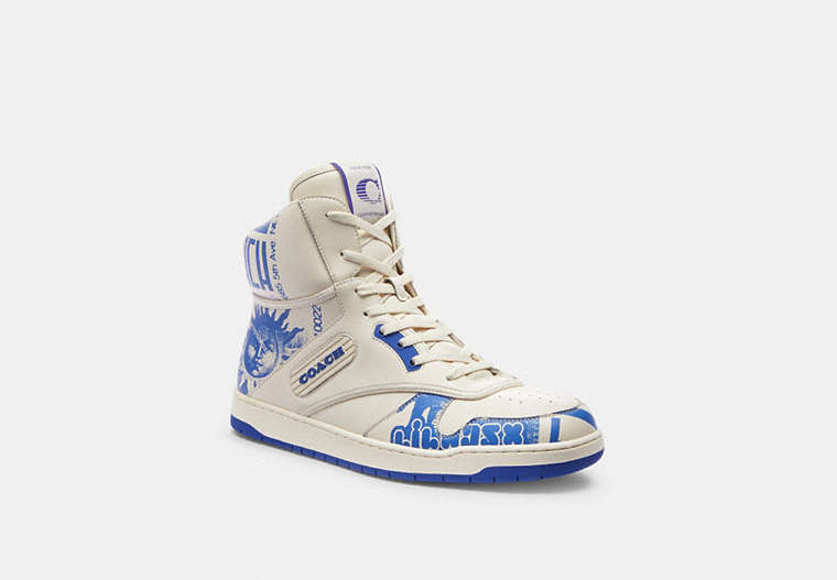 Coach Outlet The Lil Nas X Drop C202 High Top Sneaker In Multi