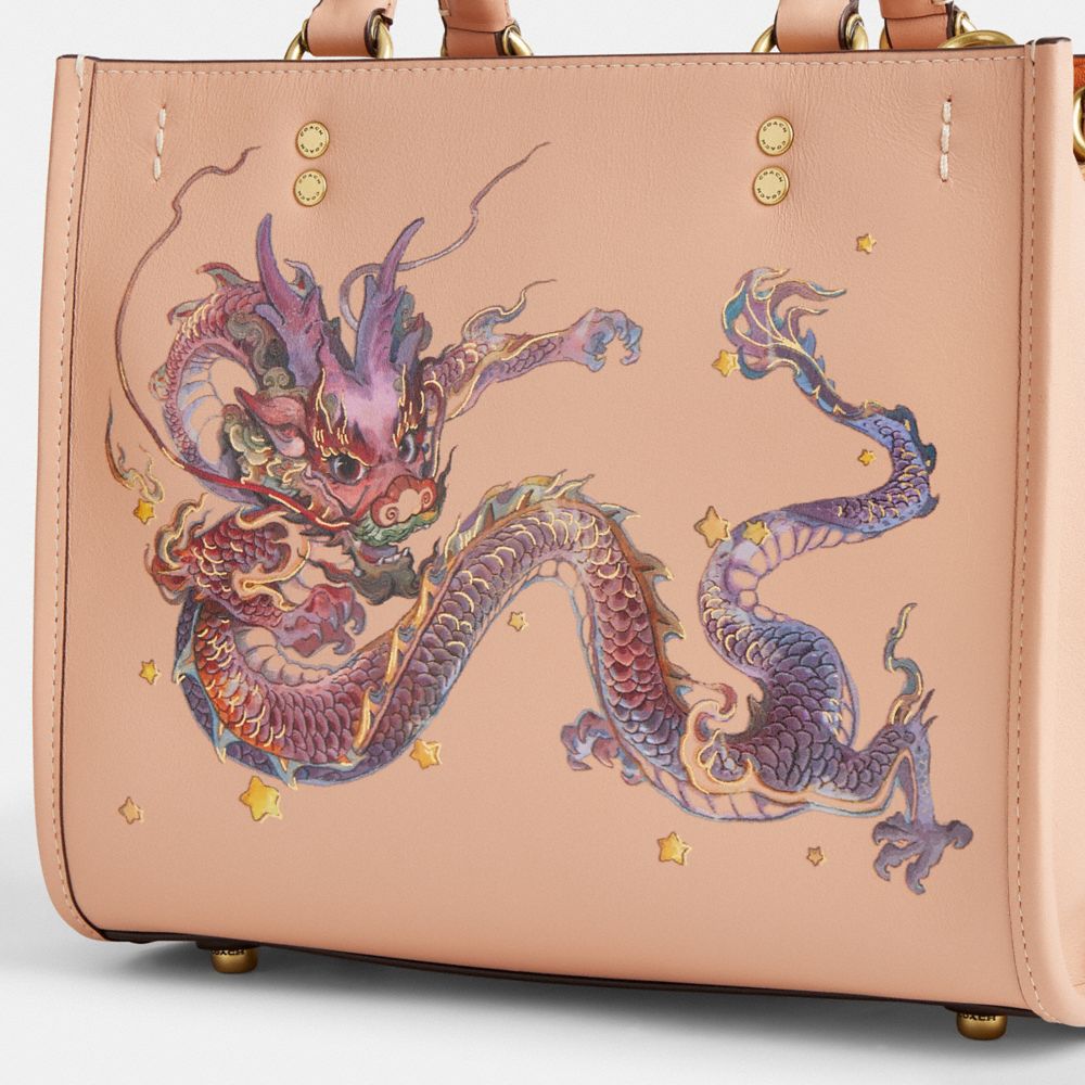 COACH®,Boxed New Year Rogue Bag 25 With Dragon,,Closer View