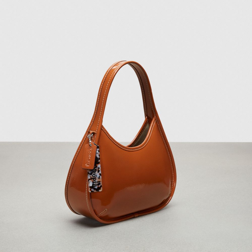 COACH®,Ergo Bag In Crinkle Patent Coachtopia Leather,,Angle View