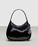 COACH®,Ergo Bag in Crinkle Patent Coachtopia Leather,Coachtopia Leather,Small,Black,Front View