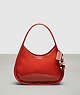 COACH®,Ergo Bag in Crinkle Patent Coachtopia Leather,Coachtopia Leather,Small,Deep Orange,Front View