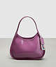 COACH®,Ergo Bag in Crinkle Patent Coachtopia Leather,Coachtopia Leather,Small,Lilac Berry,Front View