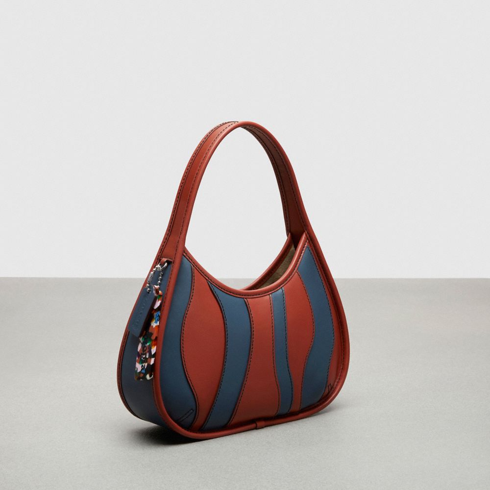 COACH®,Ergo Bag In Wavy Stripe Upcrafted Leather,Multi Color,Angle View