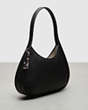 COACH®,Large Ergo Bag in Pebbled Coachtopia Leather,Coachtopia Leather,Large,Black,Angle View