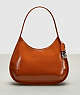 COACH®,Large Ergo Bag in Crinkled Patent Coachtopia Leather,Coachtopia Leather,Large,Burnished Amber,Front View