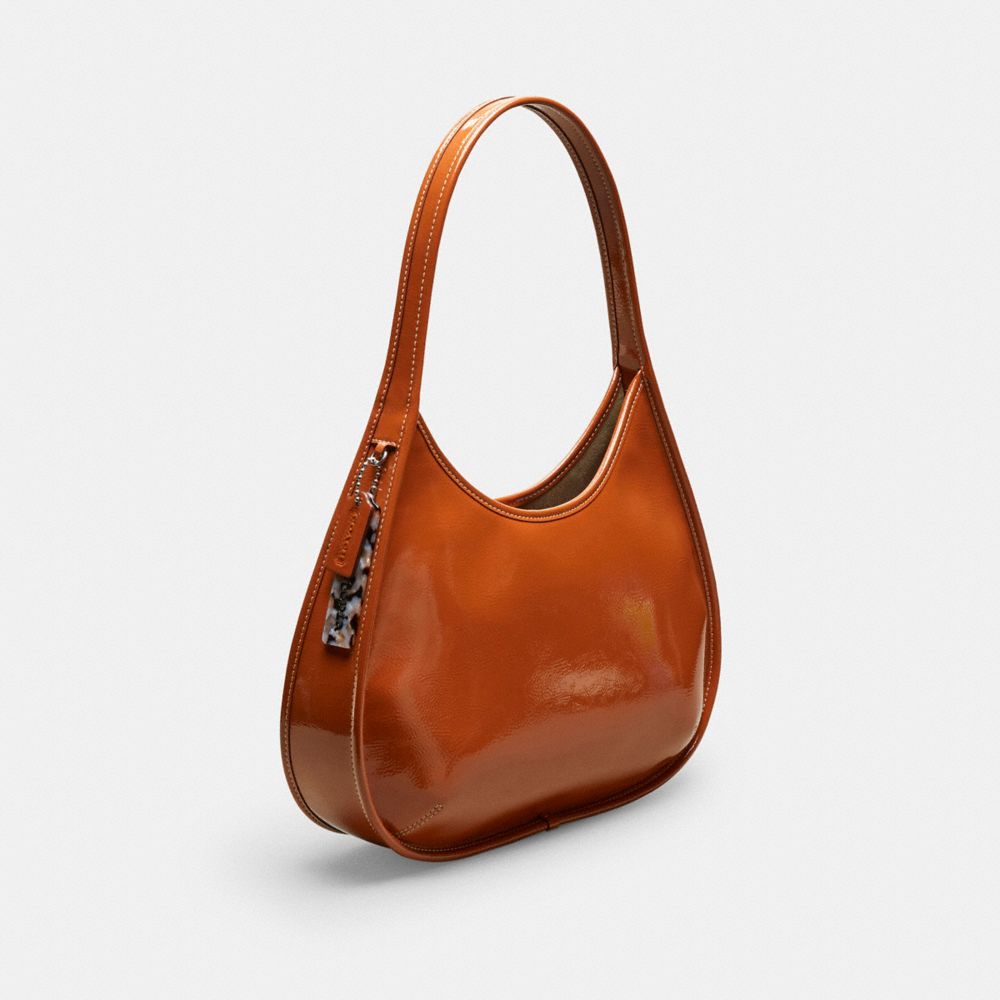 COACH®,Large Ergo Bag In Crinkle Patent Coachtopia Leather,,Angle View